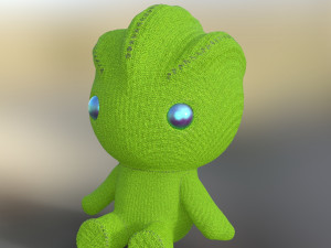 Alien vargin ET toy 3D Model