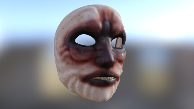 Masks halloween party carniva Modelo 3D .c4d .max .obj .3ds .fbx .stl .blend 