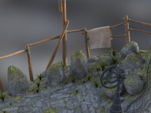 Fairy houseboat Modèle 3D