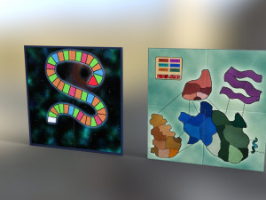 Board game kit toy 3D 模型