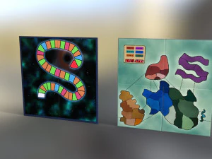 Board game kit toy 3D Model