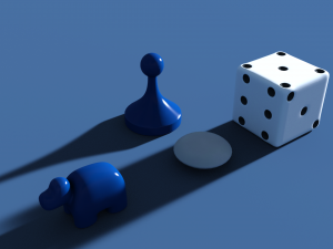 Board game kit toy 3D-Modell
