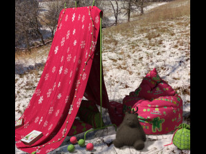 Decoration Christmas Kids 3D Model