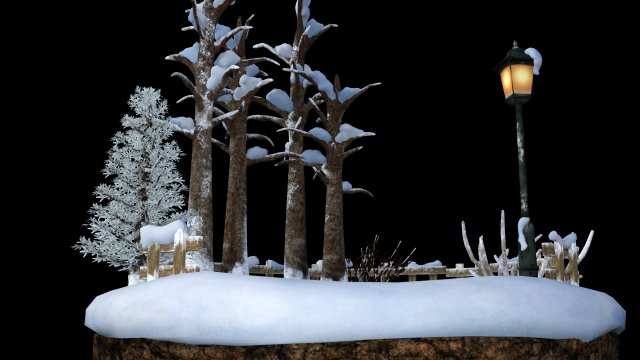 Exterior Scene 3D 모델 .c4d .max .obj .3ds .fbx .stl .blend 