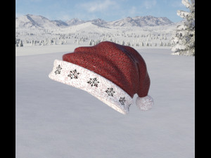 Christmas hat unissex 3D 모델