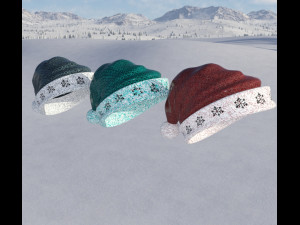 Christmas hat unissex 3D 모델