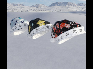 Christmas hat unissex 3D 모델
