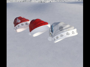 Christmas hat unissex 3D 모델