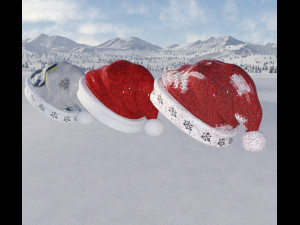 Christmas hat unissex 3D 모델