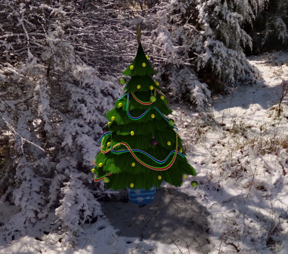 Props Christmas 3D Model .c4d .max .obj .3ds .fbx .stl .blend 