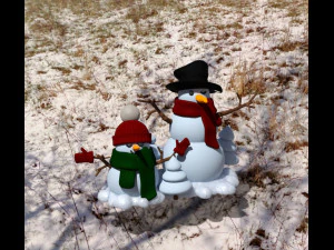 Oggetti di scena natalizi Modello 3D