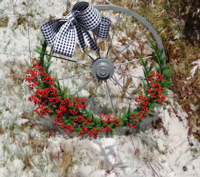 Decoration Christmas 3D Model .c4d .max .obj .3ds .fbx .stl .blend 