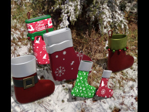 Pack props christmas 3D 模型