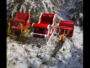 Pack props christmas 3D 模型