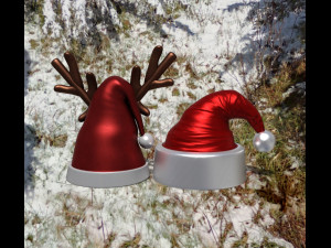 Pack props christmas 3D 模型