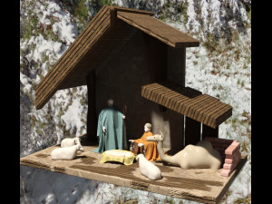 Pack props christmas 3D 模型