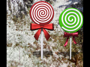 Pack props christmas 3D Model