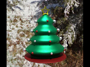 Pack props christmas 3D Model
