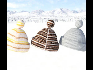 Caps christmas 3D Model