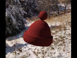 Caps christmas 3D Model