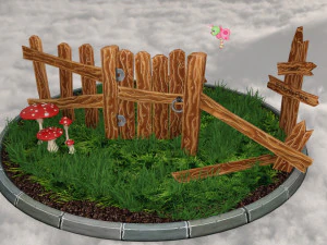 Fantasy scene complet 3D Model