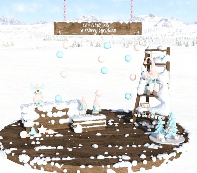 Christmas decoration Modelo 3D .c4d .max .obj .3ds .fbx .stl .blend 