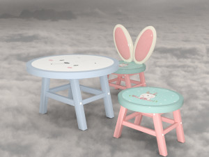 Decor kids bedroom Model 3D