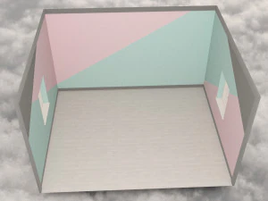 Decor kids bedroom 3D Model