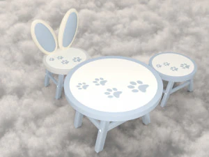 Decor kids bedroom 3D Model