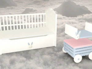 Decor kids bedroom 3D Model
