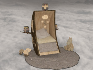 Decoration bedroom baby 3D Model