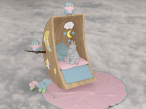 Decoration bedroom baby 3D Model