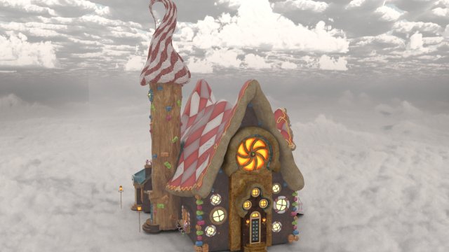 Houses ornaments christmas winter 3Dモデル .c4d .max .obj .3ds .fbx .stl .blend 