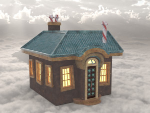 Houses ornaments christmas winter 3Dモデル