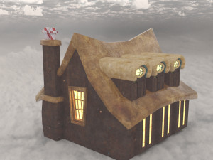 Houses ornaments christmas winter 3Dモデル