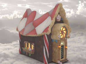Houses ornaments christmas winter 3Dモデル