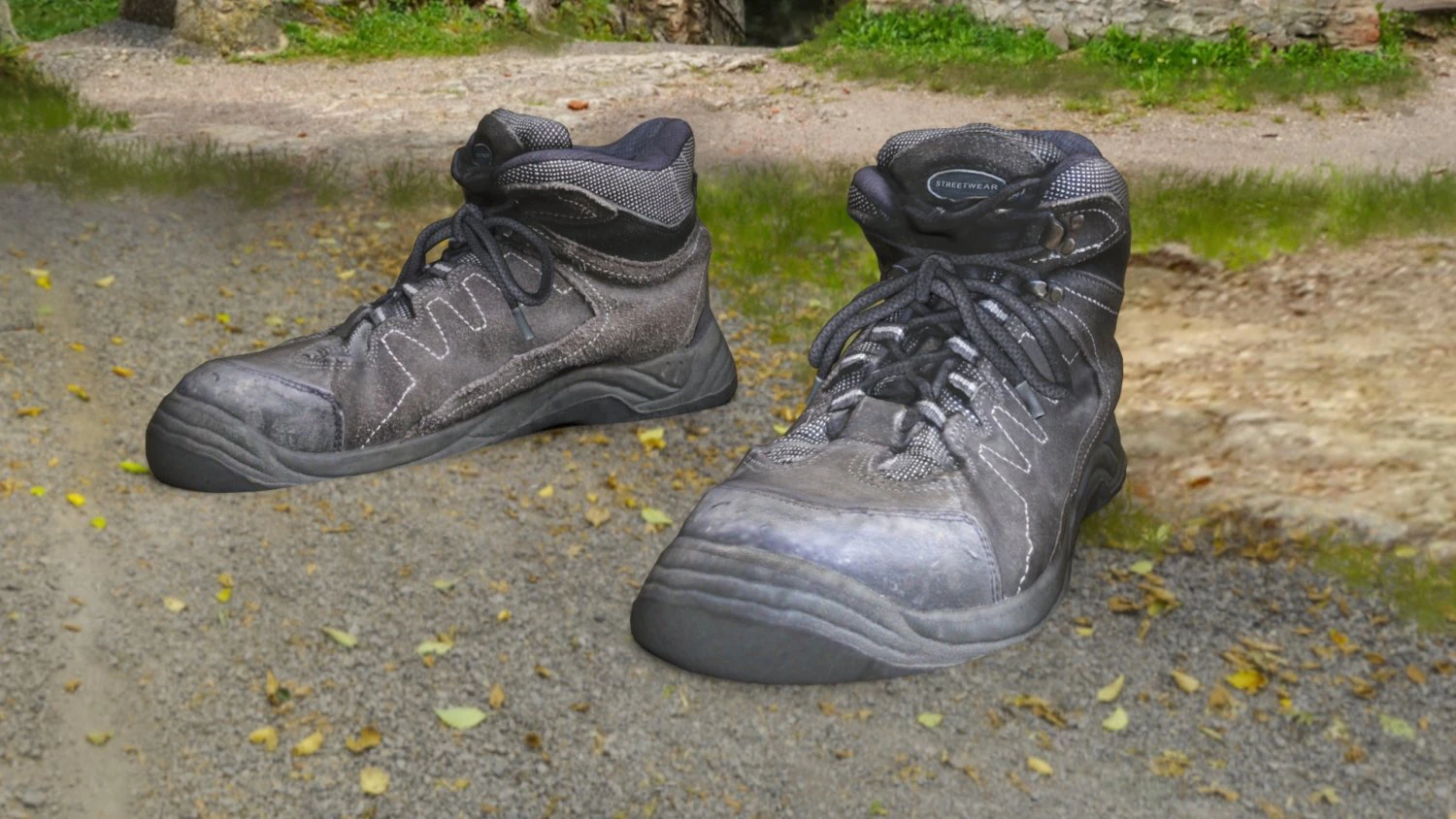 Sneaker trail and adventure 3D Model .c4d .max .obj .3ds .fbx .stl .blend