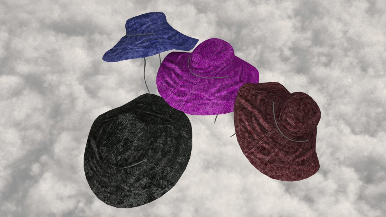 Explorer hat 3D Model .c4d .max .obj .3ds .fbx .stl .blend