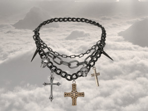 Gothic necklace Model 3D