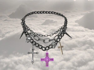 Gothic necklace 3D Model