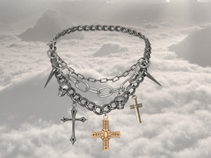 Gothic necklace 3D 모델