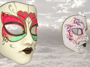 Fun mask carnival Modelo 3D