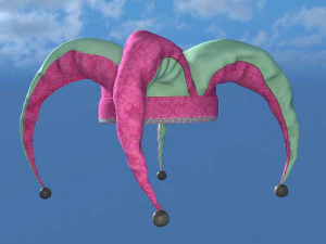 Jester hat carnival 3D Model