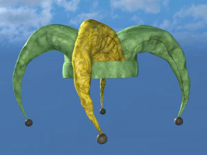 道化師帽子カーニバル 3Dモデル