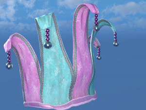 Jester headband carnival Model 3D