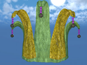 Jester headband carnival Model 3D