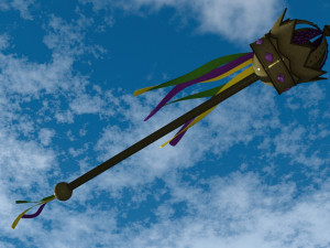 CrownScepter Modelo 3D