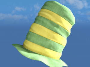 Top hat carnival Modelo 3D
