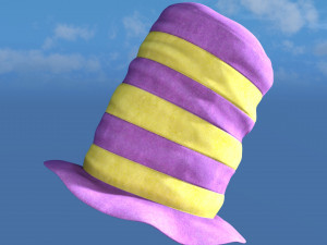 Top hat carnival Modelo 3D