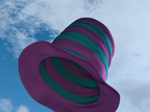 Top hat carnival Modelo 3D